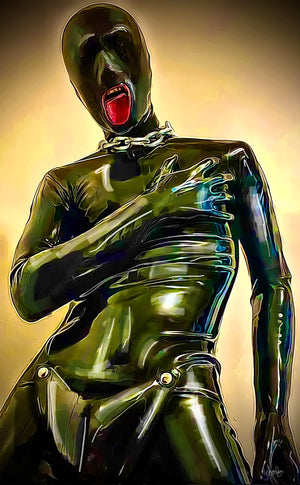 12”x20” Canvas Print,”Sassy Gimp”