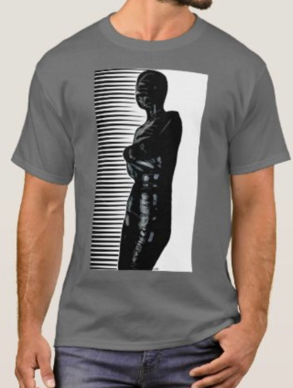 Graphic design short sleeve in t-shirt.  Mummified