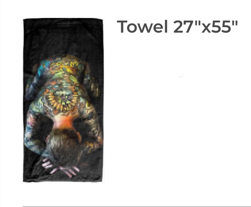 27/55 beach towel, “submit” order only