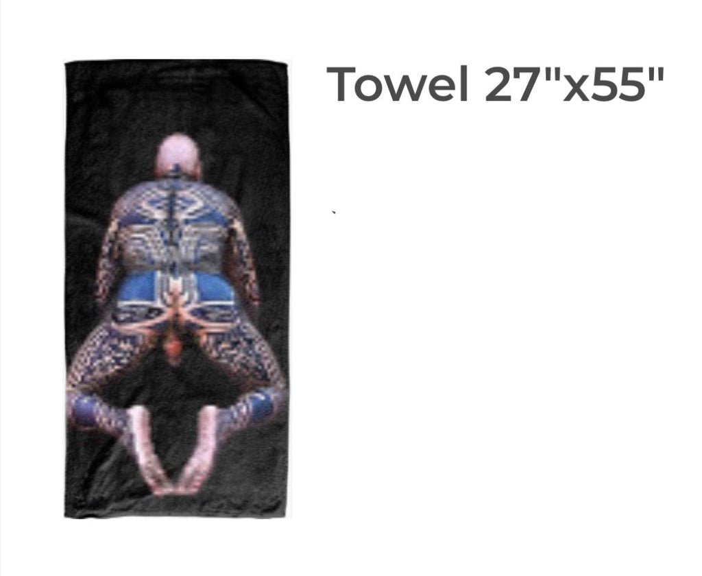 27/55 beach towel “ slave of art”