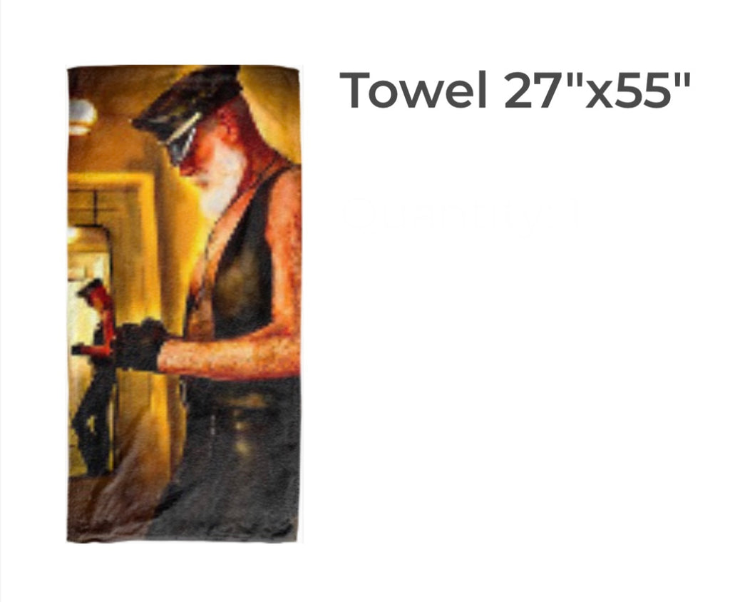 27/55 beach towel “waiting for boy” online order