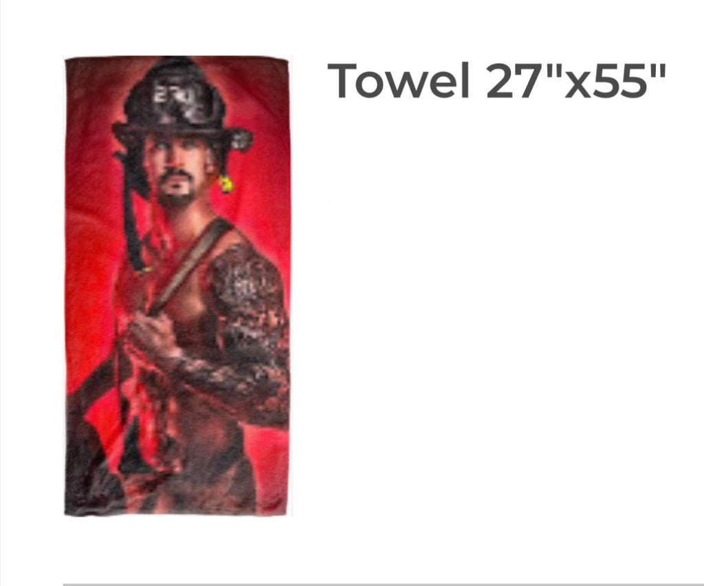 27/55 beach towel “ firehose”