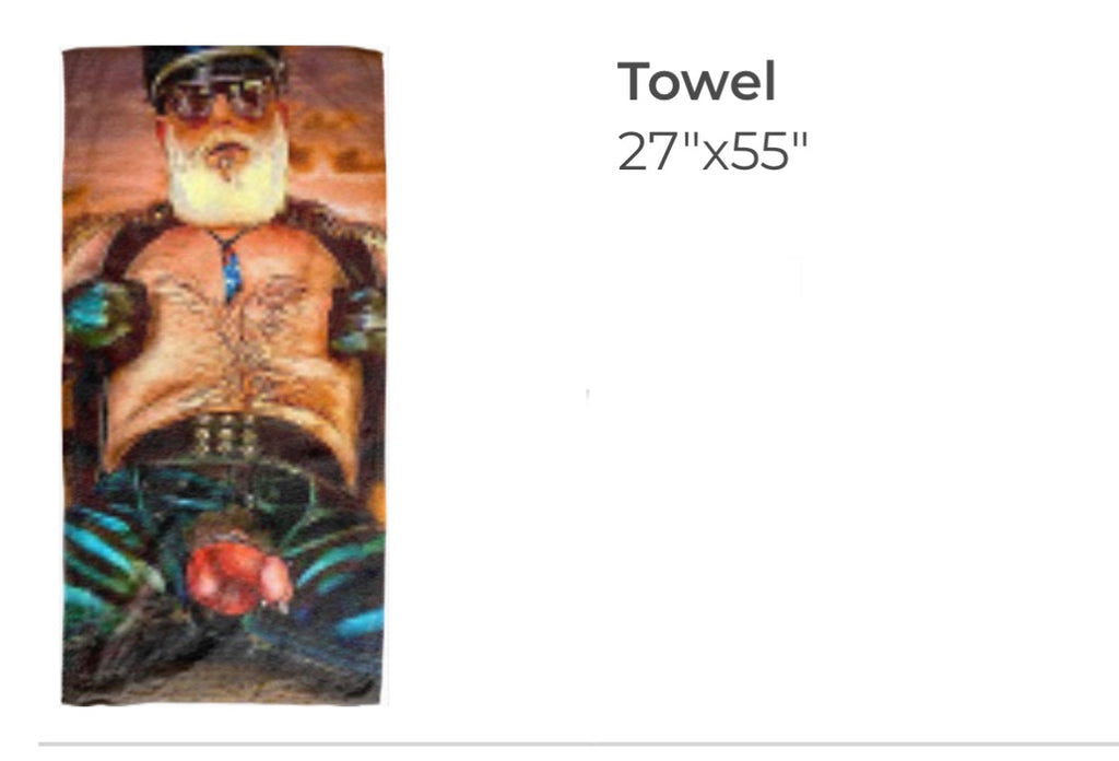 27/55 beach towel “Sir Diesel” online ordering