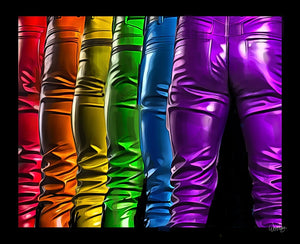 8”x 10” canvas print, “Pride Pants”