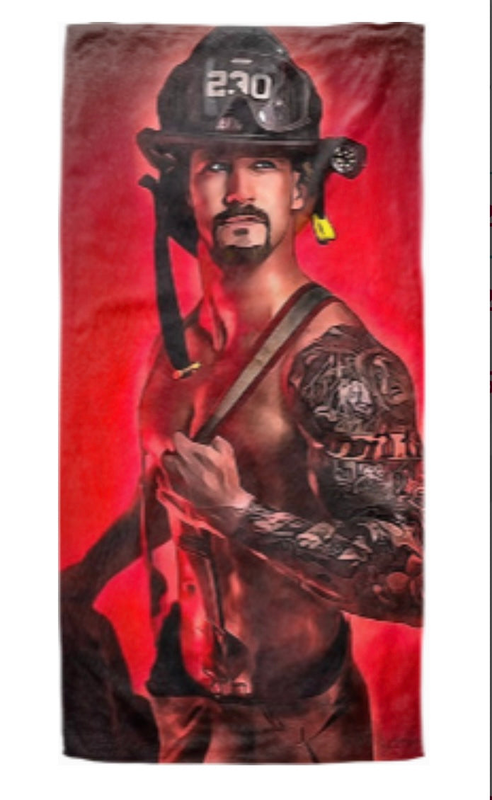 27”x 55” Beach Towel, “911”
