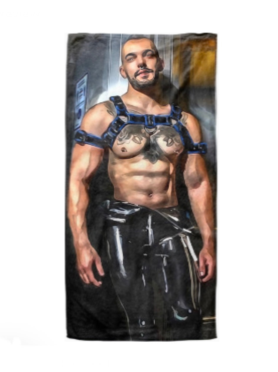 27” x 55” Beach Towel, “ Patience”