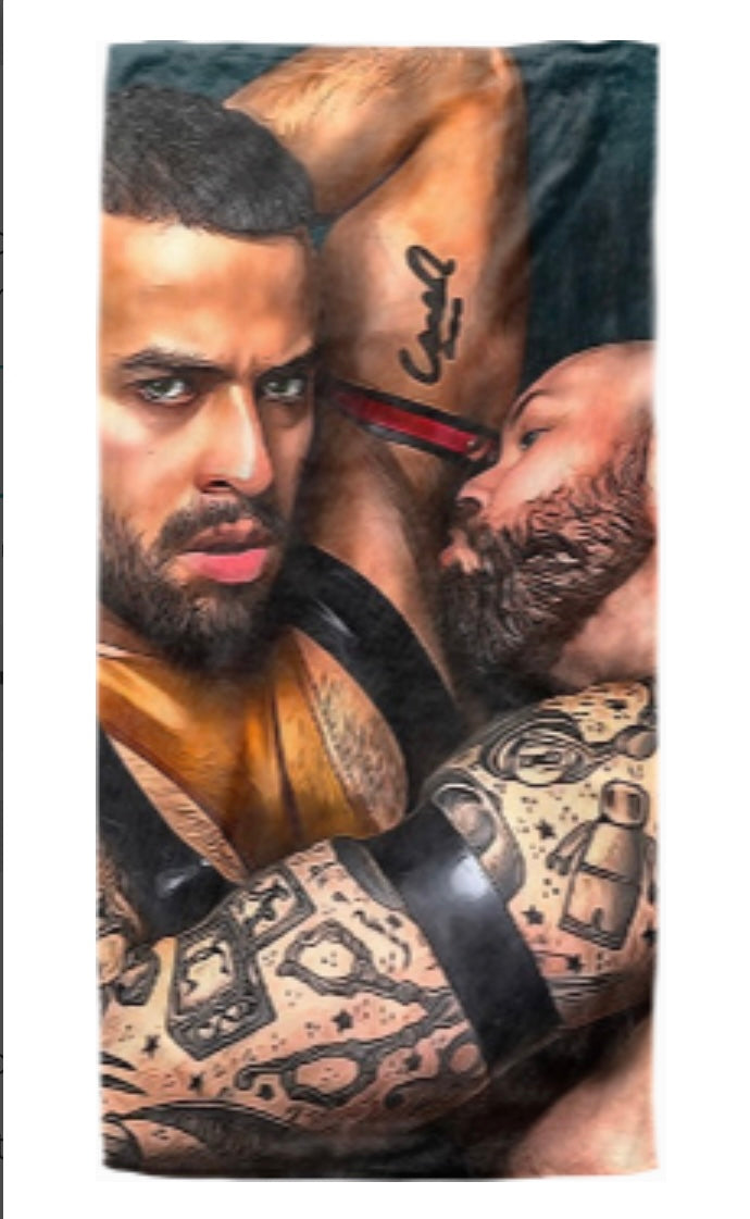 27” x 55” Beach Towel.  “Foreplay”