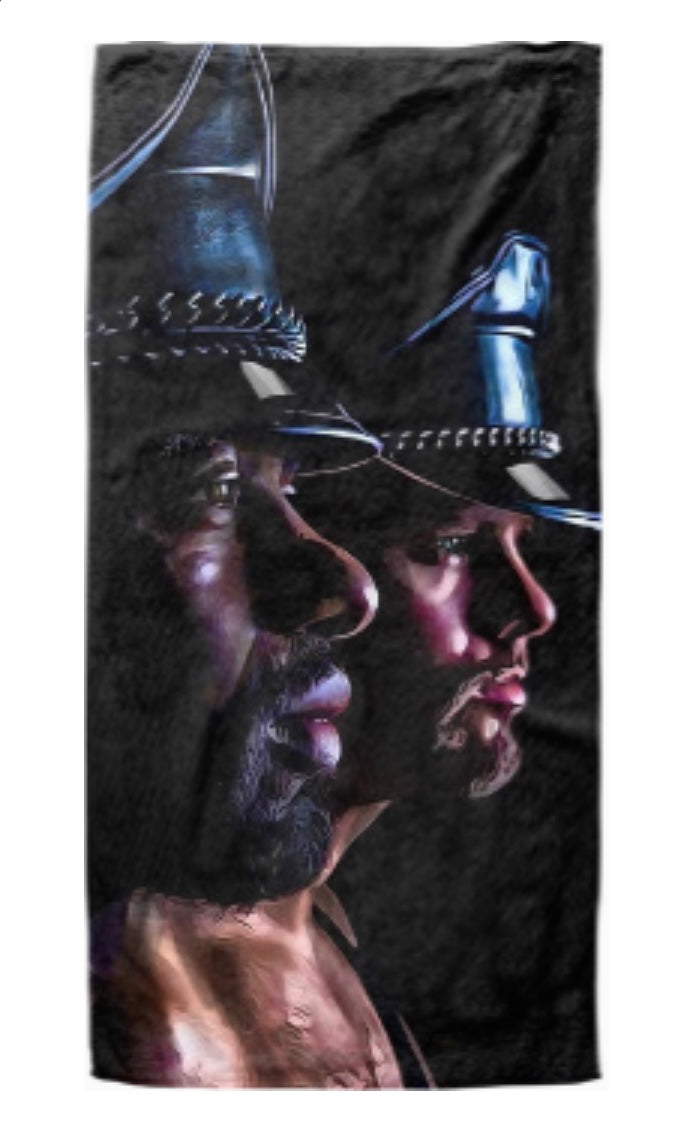 27”x 55” Beach Towel,” In Memory of Axel”