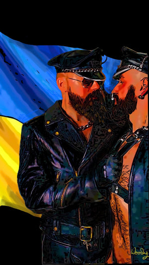 24' x40" Canvas Pride, "Ukraine Pride" UKRAINE