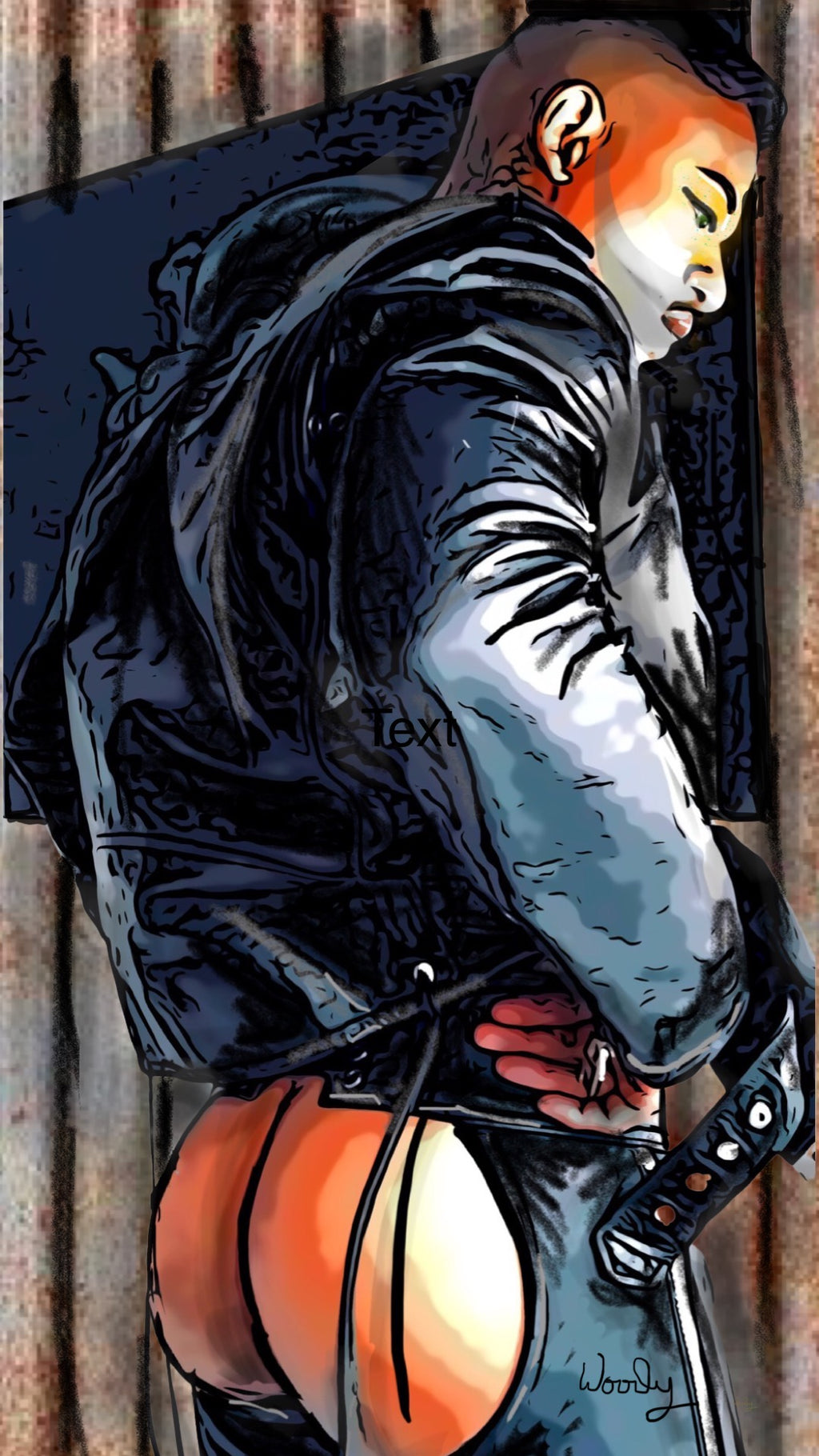 24" x 40" Canvas Print, "Papi"