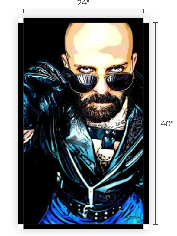 24"x40" Canvas Print "I'll Have a Better Look"