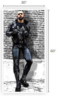 30"x 60" Canvas Print, "Cruisin"