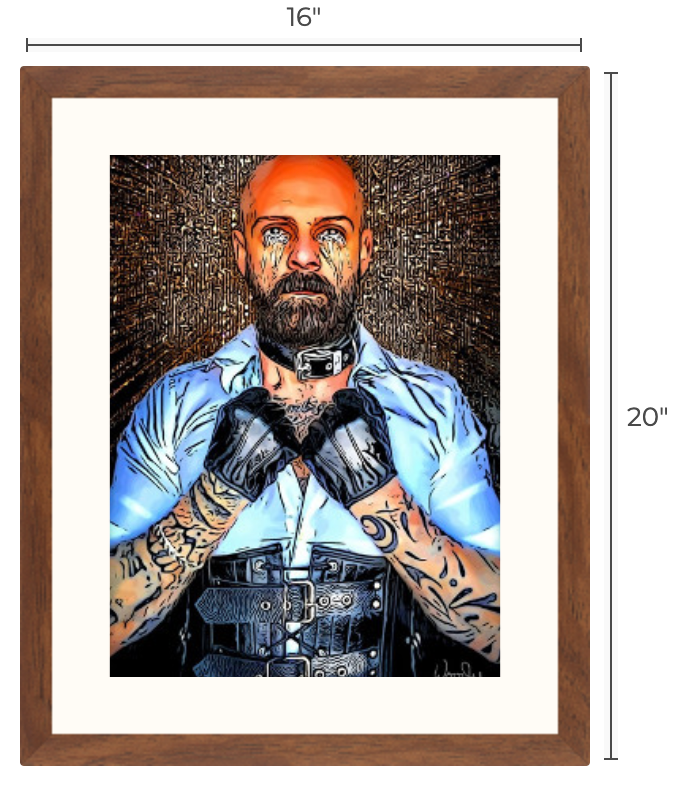 16"x 20" Framed Art, "Holy Experience"