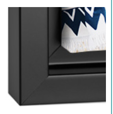 8" x 12" Canvas Print in Black Frame, "Grand Opening"