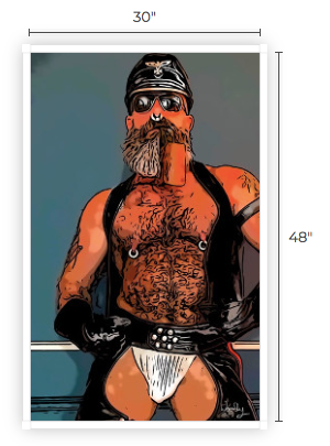 30" x 48" Canvas Print, "Pipe Sir"