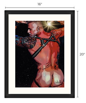 16" x 20" Framed Art, "Star Power"