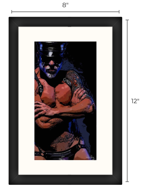 8" x 12" Framed Art, "Patience"