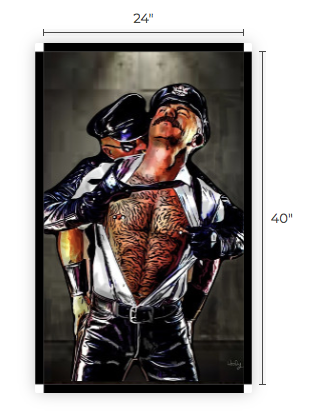 24"x 40" Canvas Print. "The Passion"