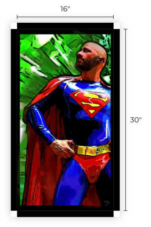 16" x 30" Canvas Print, "SuperStud"